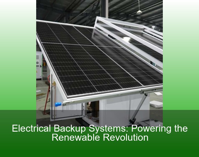 Electrical Backup Systems: Powering the Renewable Revolution